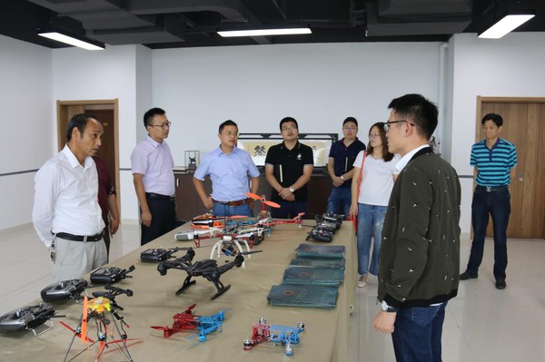 皖西學院副校長陳乃富調研六安大學科技園，共謀航空商務服務發展